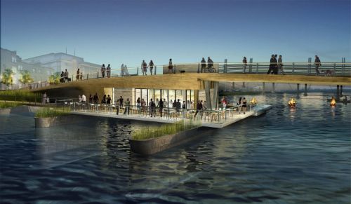 美國普羅維登斯河人行橋設計