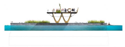 美國普羅維登斯河人行橋設計