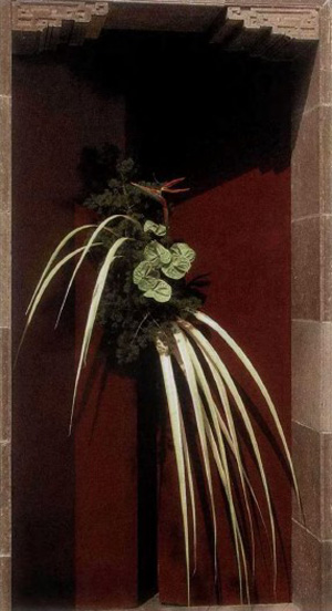 插花 作品 謝明