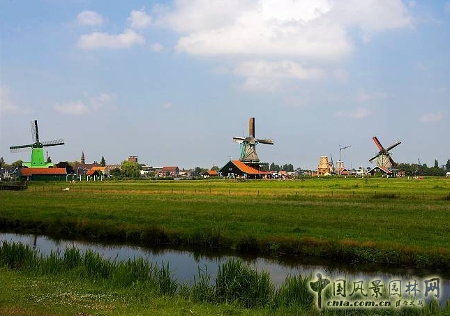 荷蘭風(fēng)車群 中國風(fēng)景園林網(wǎng)