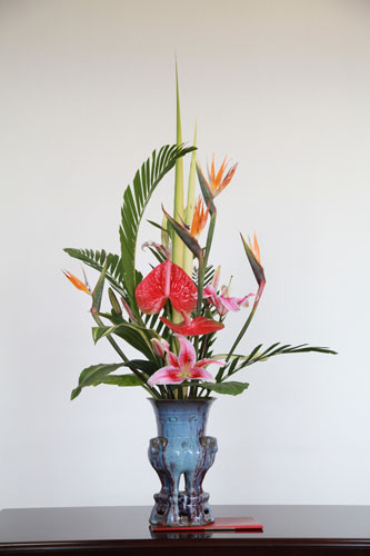 插花 作品 王綏枝