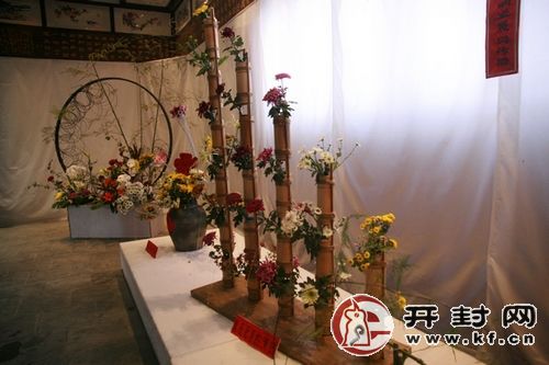 菊花 插花 藝術