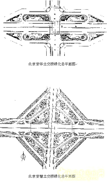 劉秀晨 綠色的云 北京 城市道路 綠化 中國風景園林網