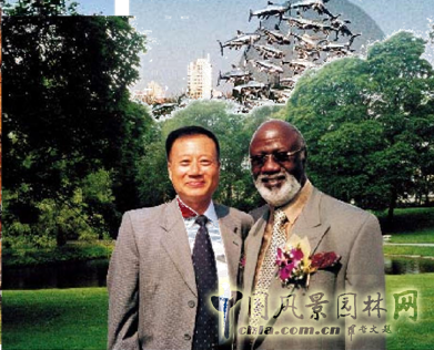 劉秀晨 綠色的云 北京 國際雕塑園 中國風(fēng)景園林網(wǎng)