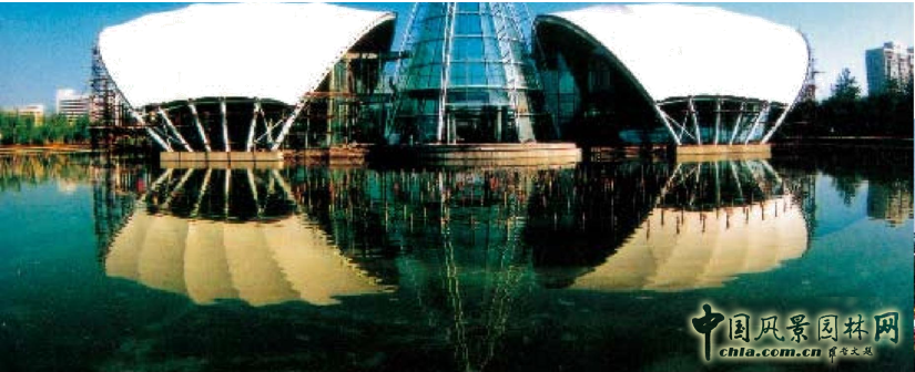 劉秀晨 綠色的云 北京 國際雕塑園 中國風景園林網