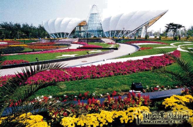 劉秀晨 綠色的云 北京 國際雕塑園 中國風景園林網