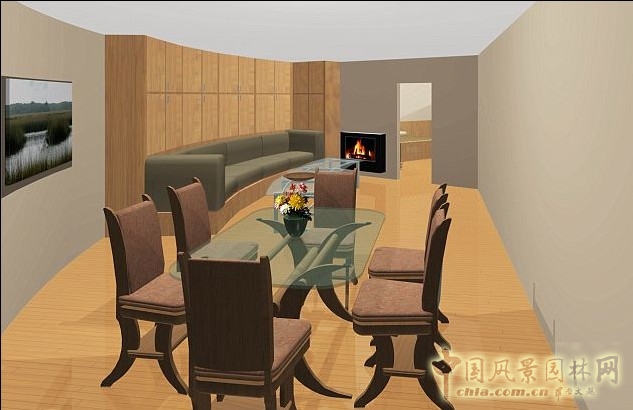 “世界末日避難所”內的起居室