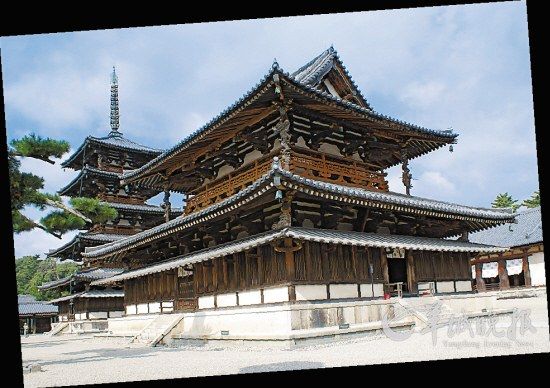 日本奈良生駒郡斑鳩町法隆寺