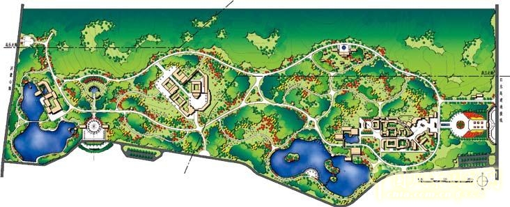 劉秀晨 綠色的云 費(fèi)縣石苑 規(guī)劃設(shè)計(jì) 中國風(fēng)景園林網(wǎng)