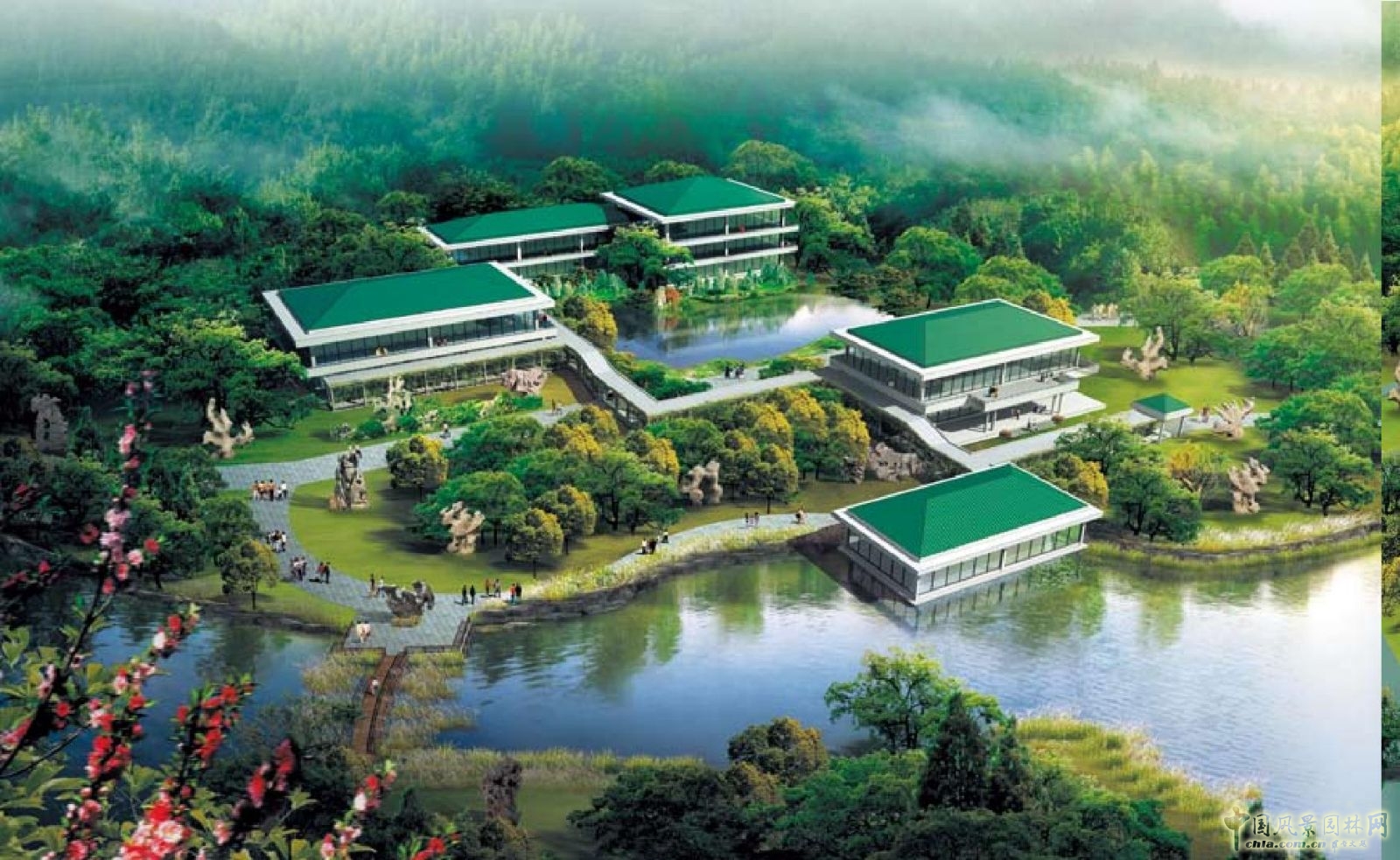 劉秀晨 綠色的云 費縣石苑 規(guī)劃設計 中國風景園林網