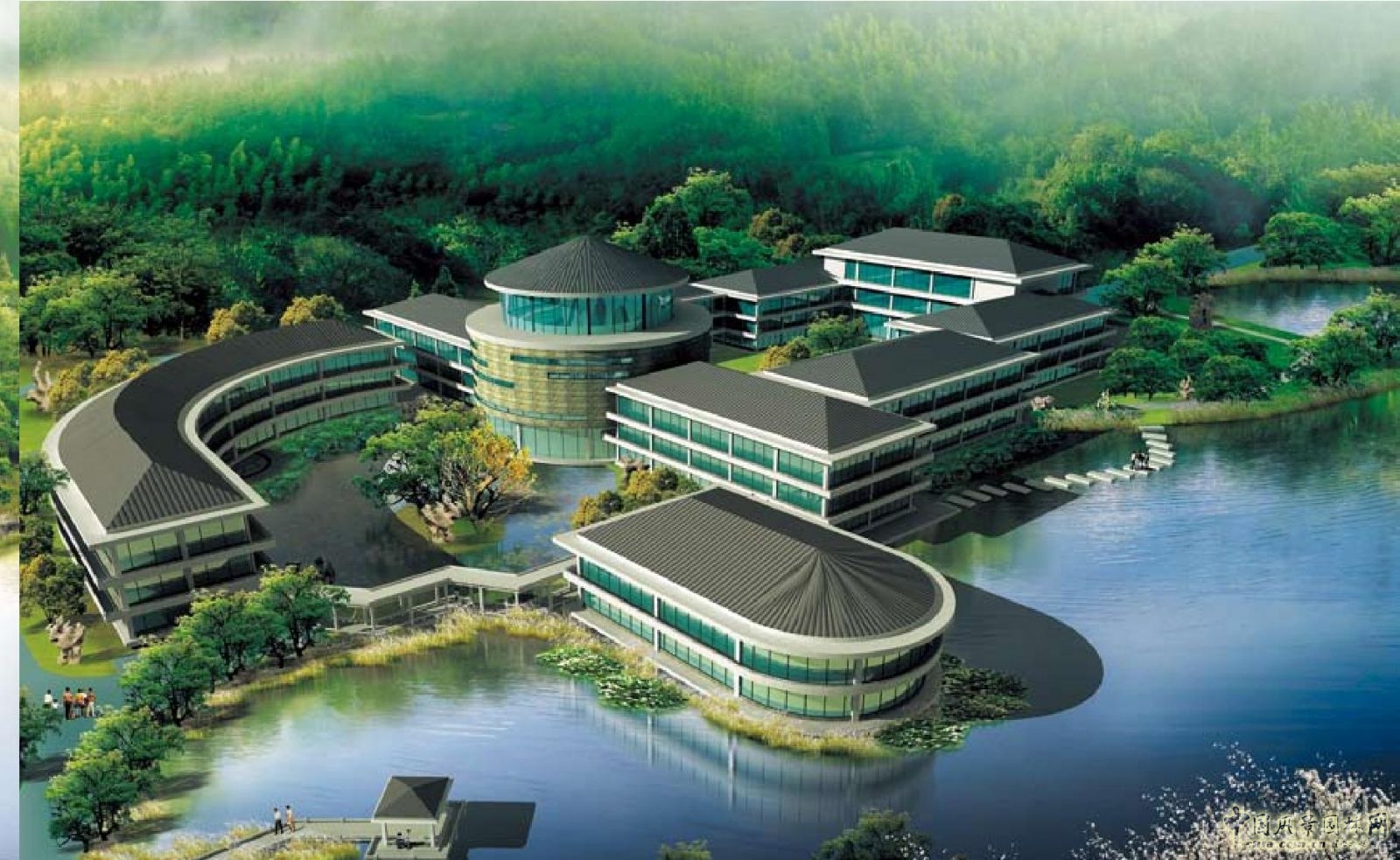 劉秀晨 綠色的云 費(fèi)縣石苑 規(guī)劃設(shè)計(jì) 中國(guó)風(fēng)景園林網(wǎng)