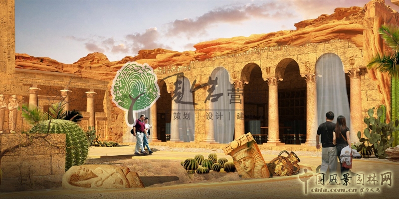 宿遷-萬國園古埃及文化區內部