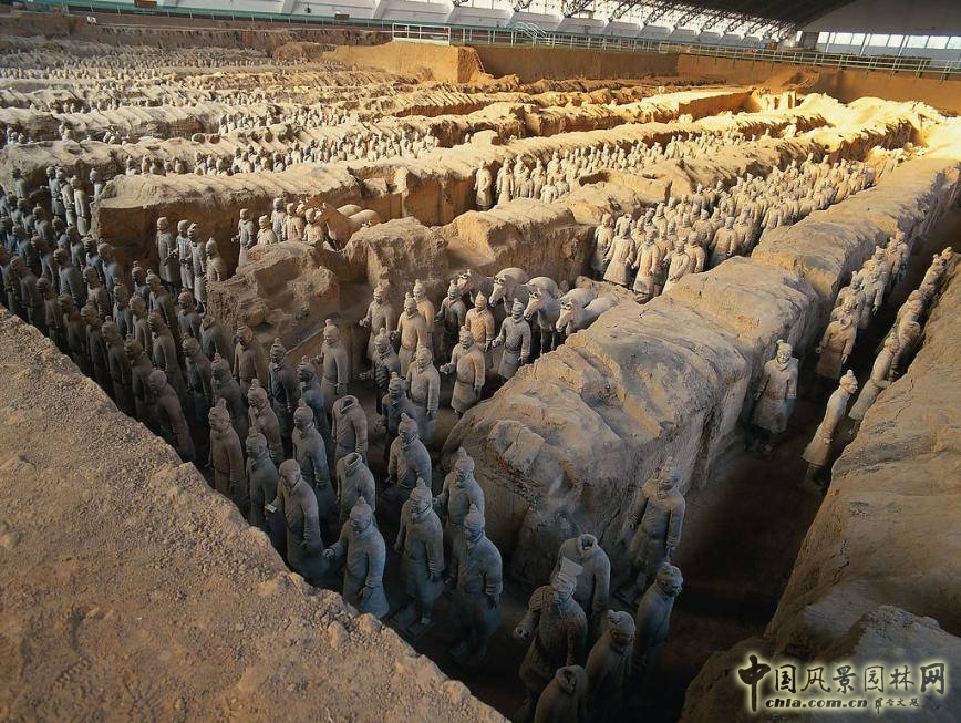 世界八大奇跡之一——秦兵馬俑
