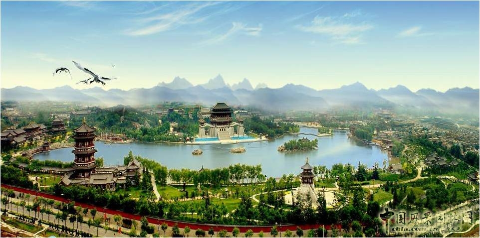 大唐芙蓉園建設