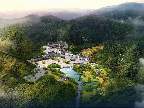 湖南省隆回縣白馬山森林公園景觀效果圖