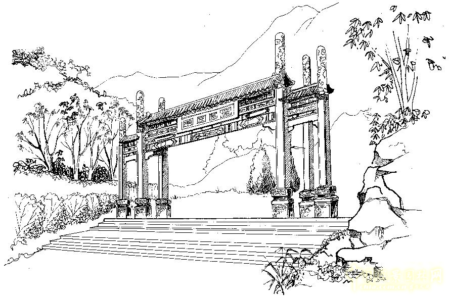 劉秀晨 綠色的云 法海寺 森林公園 規劃 中國風景園林網