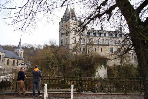 比利時小城德比的街景 人居環境 中國風景園林網