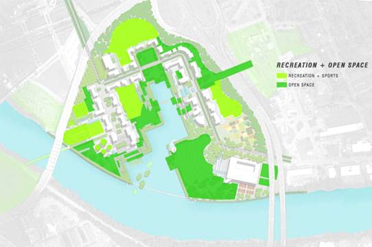 景觀設(shè)計案例美國納什維爾市坎伯蘭角  公共綠地|規(guī)劃設(shè)計 中國風景園林網(wǎng)  