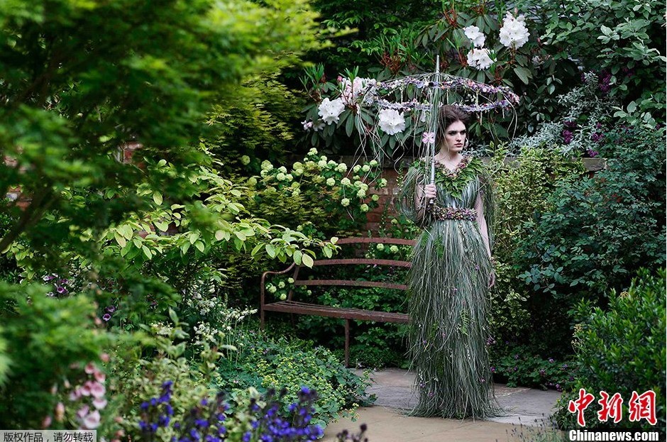 伊麗莎白女王 切爾西花展 觸控花園