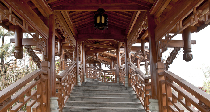 園博會重慶園民居建筑