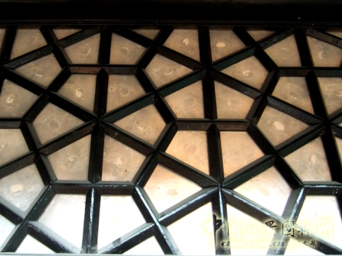 蠔殼片裝飾窗細(xì)部（仿建）