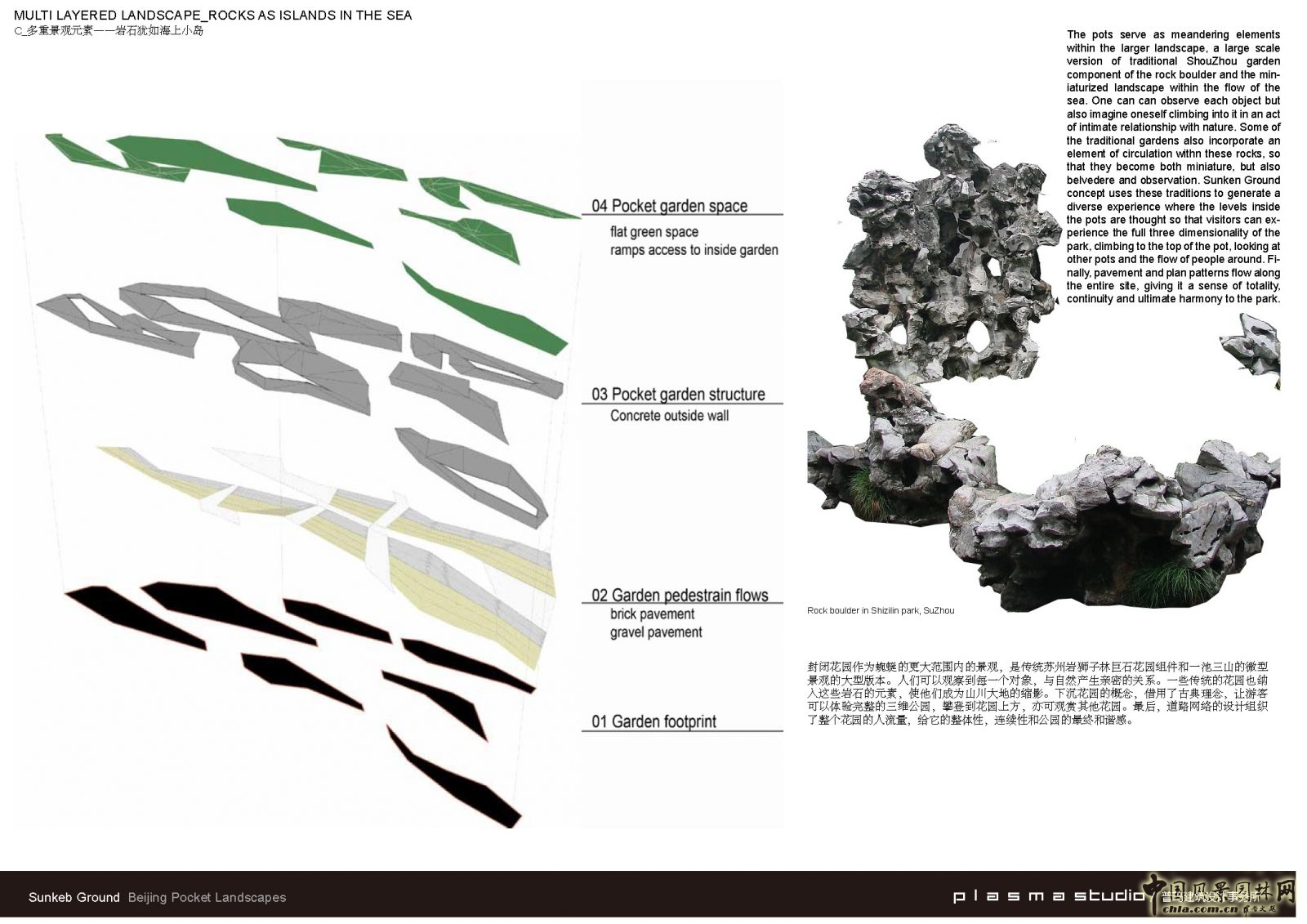 巖石猶如海上小道