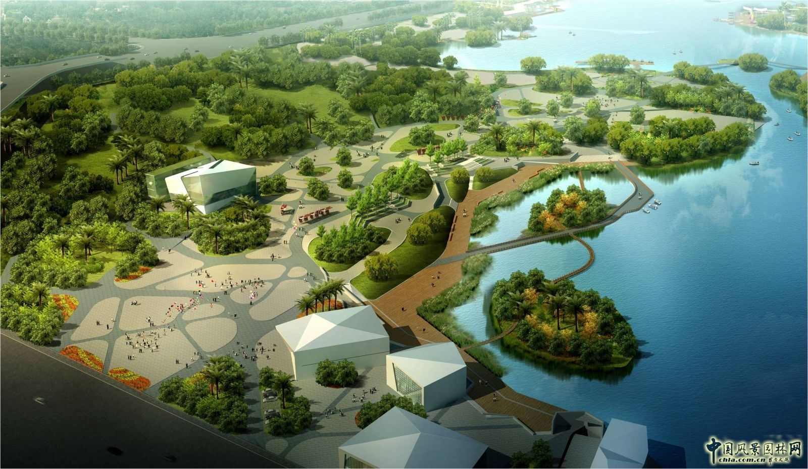 東入口鳥瞰效果圖