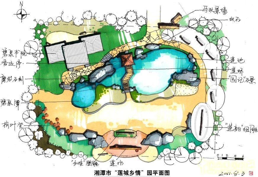 湘潭園 園博會 蓮城鄉(xiāng)情 景觀設(shè)計 