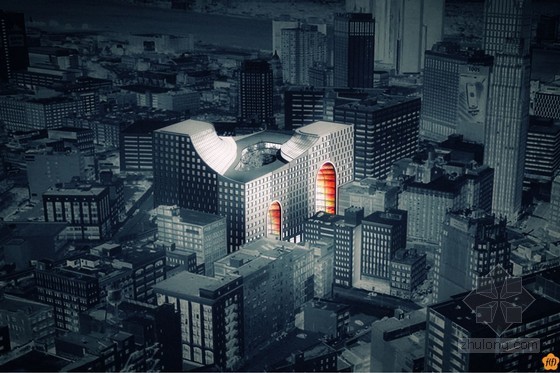 美國底特律市中心重建項(xiàng)目設(shè)計(jì)