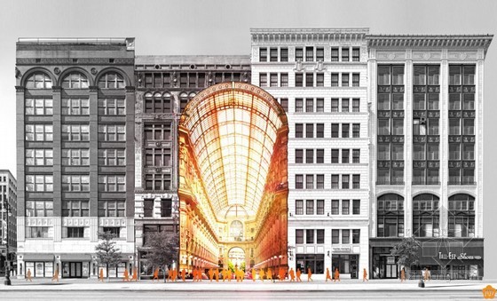 美國底特律市中心重建項目設計