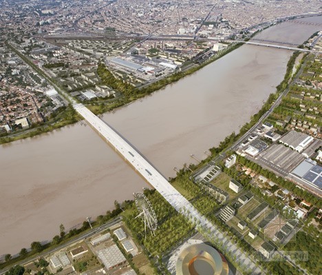 OMA設計的法國波爾多新大橋