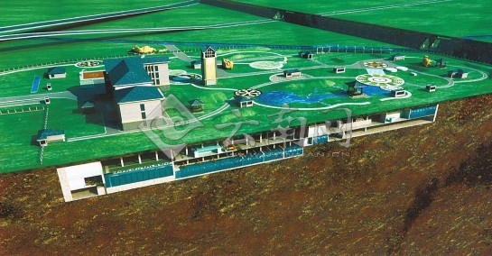 國內 最大 地下式 污水處理廠 公園 中國風景園林網