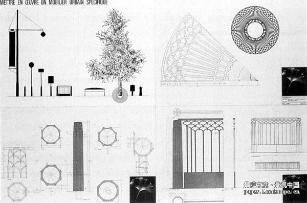 圖3 拉·比埃伍爾(La Bievere)河谷景觀及城市家具設計