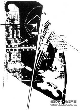 圖4 拉·比埃伍爾(La Bievre)河谷景觀及城市家具設計