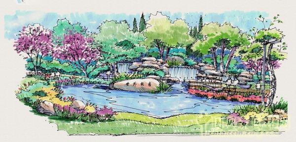 住宅景觀獎(jiǎng) 湘江一號(hào) 山水比德 景觀設(shè)計(jì) 中國(guó)風(fēng)景園林網(wǎng)