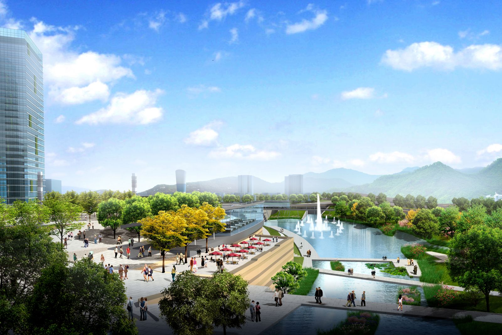 重慶涪陵李渡新區迎賓廣場