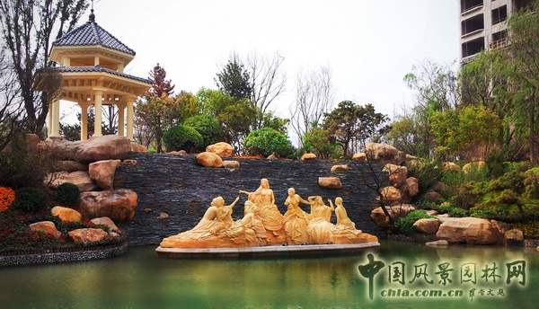 住宅景觀獎(jiǎng) 恒大華府 景觀設(shè)計(jì) 山水比德 中國(guó)風(fēng)景園林網(wǎng)