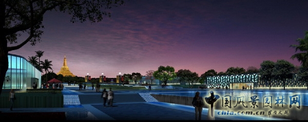 緬甸 仰光 人民公園 景觀設(shè)計(jì) 何小強(qiáng) 中國(guó)風(fēng)景園林網(wǎng)
