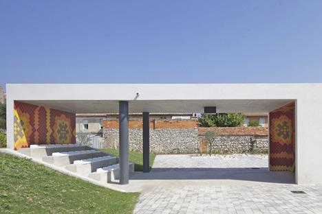 法國馬賽公共廣場和涼亭