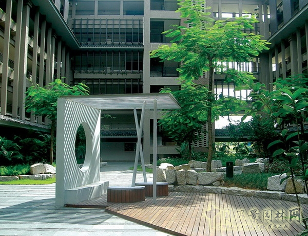 深圳平安金融大學(xué) 景觀設(shè)計 何小強 設(shè)計師 中國風(fēng)景園林網(wǎng)