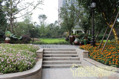 住宅景觀獎 園林景觀 成都世貿 成都世貿猛追灣項目  小區(qū)入口