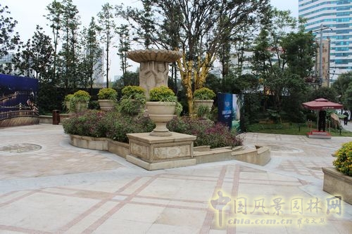 住宅景觀獎 園林景觀 成都世貿 成都世貿猛追灣項目  小區入口
