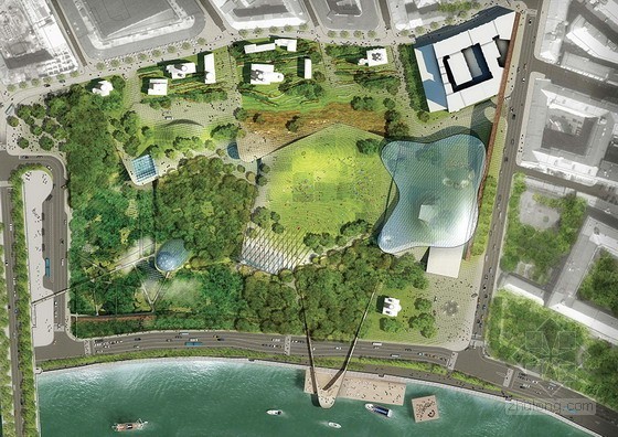 俄羅斯莫斯科Zaryadye公園設計競賽頭獎