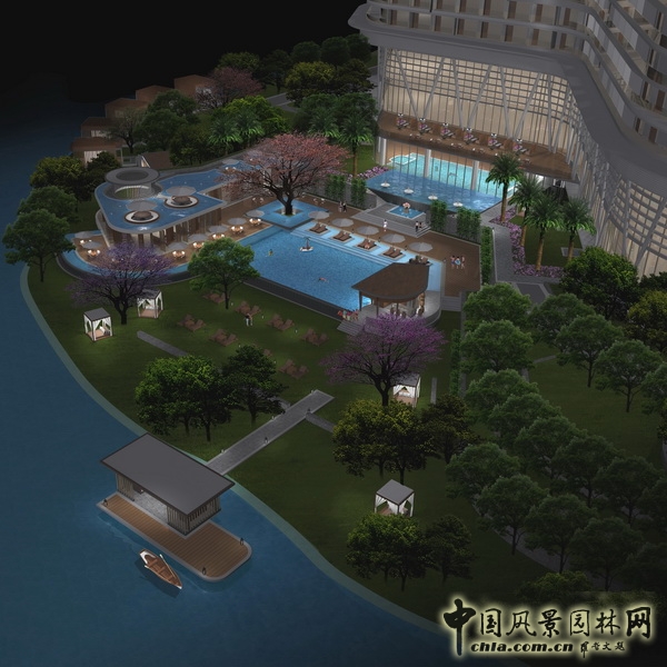 希爾頓 逸林酒店 景觀設(shè)計(jì) 何小強(qiáng) 中國風(fēng)景園林網(wǎng)