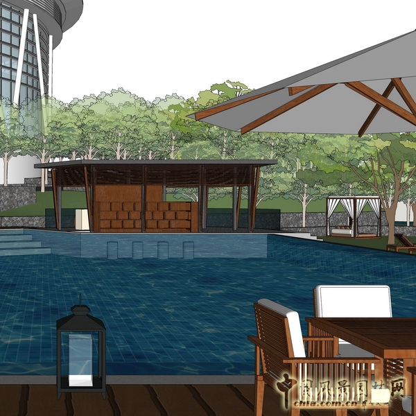 希爾頓 逸林酒店 景觀設(shè)計(jì) 何小強(qiáng) 中國(guó)風(fēng)景園林網(wǎng)