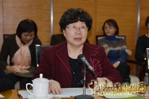 住建部城建司原副巡視員、中國風景名勝區協會副會長曹南燕