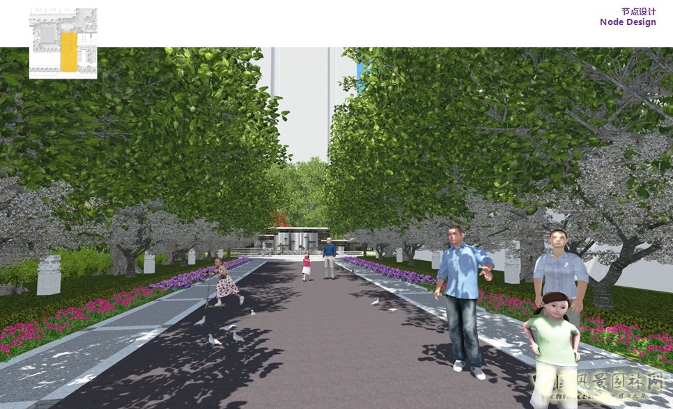 入口處節點效果圖