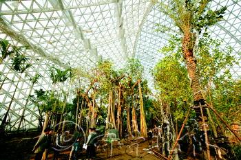 場館正在進行精裝修。本報記者 張曉鵬 攝