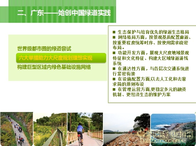 從綠道到綠色基礎設施