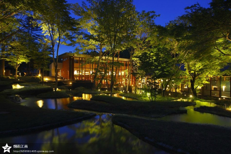 日本長野輕井澤虹夕諾雅酒店景觀設計